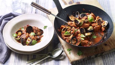 pork-and-clams-recipe-bbc-food image