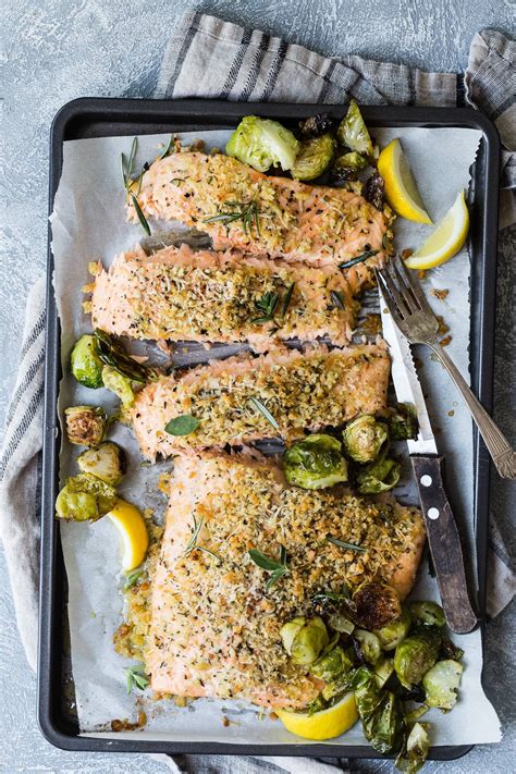 easy-baked-salmon-with-a-parmesan-herb-crust image