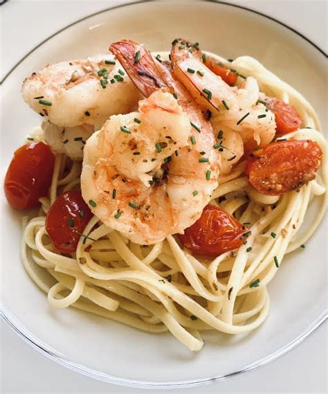 garlic-shrimp-with-roasted-tomatoes-the-art-of-food image