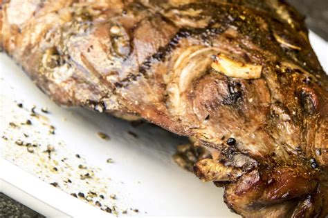 roasted-wild-boar-leg-marx-foods-blog image