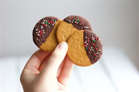 gluten-free-chocolate-dipped-gingersnaps-nikkis-plate image