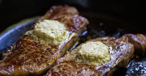 steaks-with-blue-cheese-butter-lodge-cast-iron image