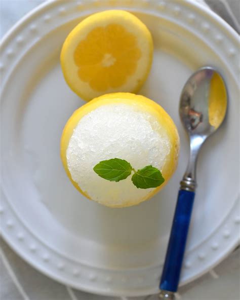 traditional-italian-granita-al-limone-lemon-granita image