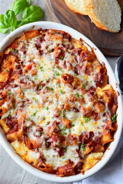 spicy-italian-sausage-baked-ziti-butter-your-biscuit image