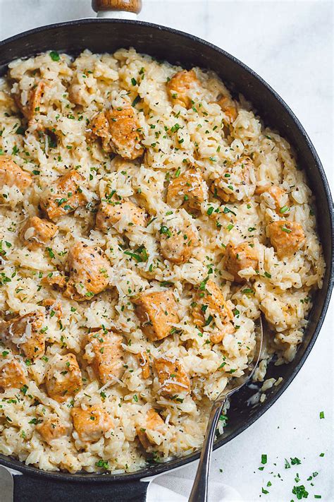 one-pan-creamy-parmesan-chicken-and-rice-eatwell101 image