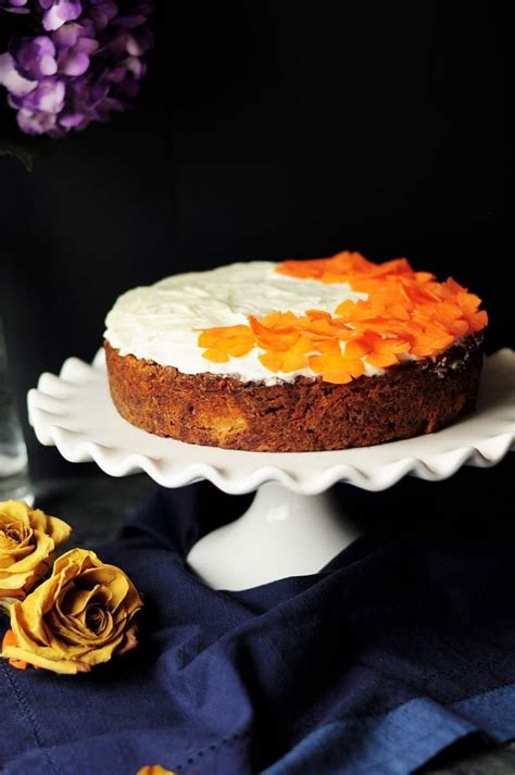 carrot-orange-bundt-cake-with-candied-carrot-curls image