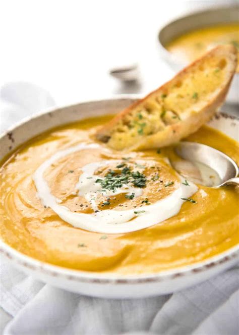 no-chop-roast-butternut-pumpkin-squash-soup image