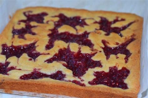 easy-bakewell-cookie-bars-with-a-jam-swirl-sweet image