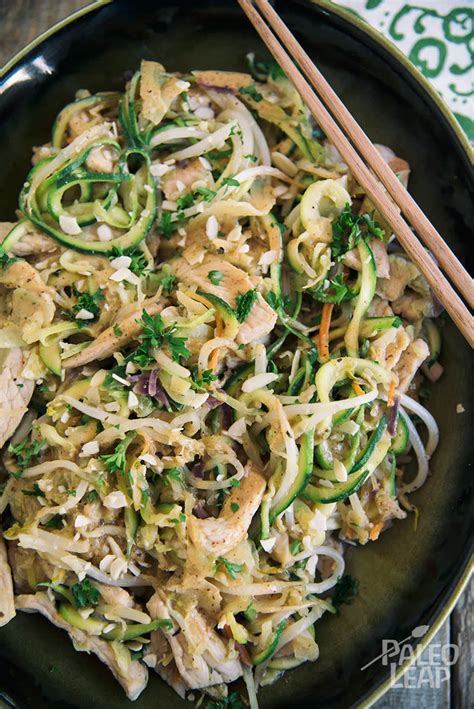 almond-butter-chicken-with-zucchini-noodles-paleo image