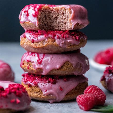 baked-raspberry-donuts-joyfoodsunshine image
