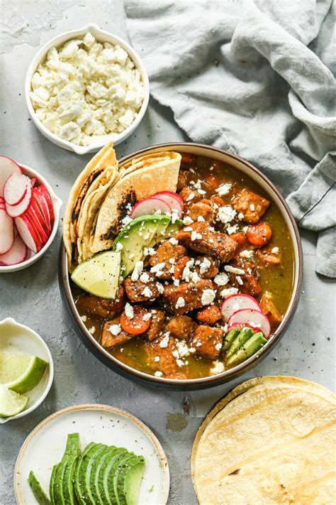 chile-verde-pork-easy-crockpot-recipe-wellplatedcom image
