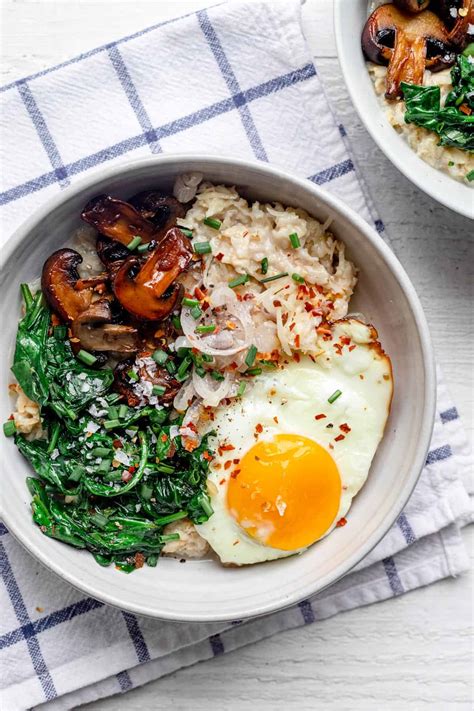 savory-oatmeal-with-egg-breakfast-feelgoodfoodie image