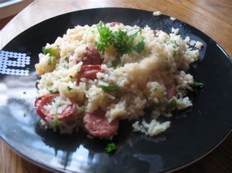 dirty-rice-with-smoked-sausage-foodwhirl image