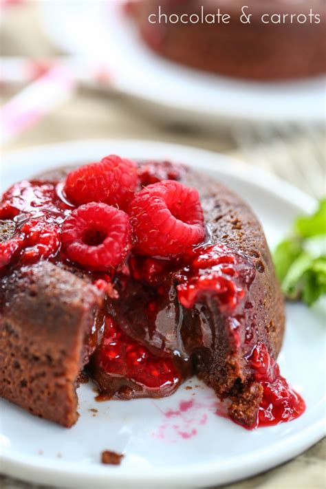 easy-whole-wheat-raspberry-molton-cakes-chocolate image