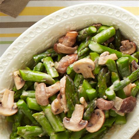 creamed-asparagus-and-mushrooms-recipe-eatingwell image