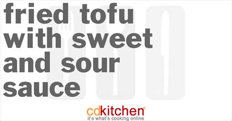 fried-tofu-with-sweet-and-sour-sauce-recipe-cdkitchen image