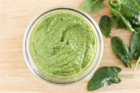 easy-spinach-pesto-nut-free-freezer-friendly-yummy image