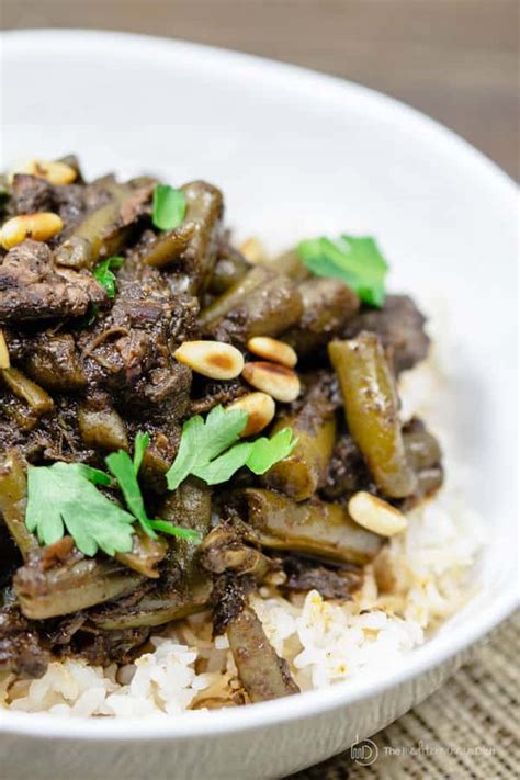 middle-eastern-beef-stew-recipe-with-green-beans-the image