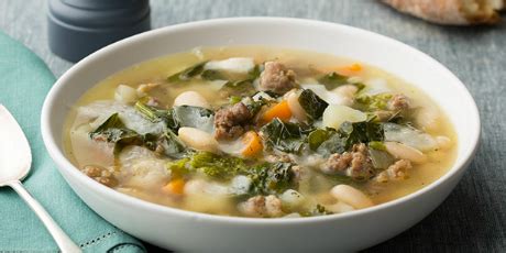 best-sausage-beans-and-broccoli-rabe-soup image