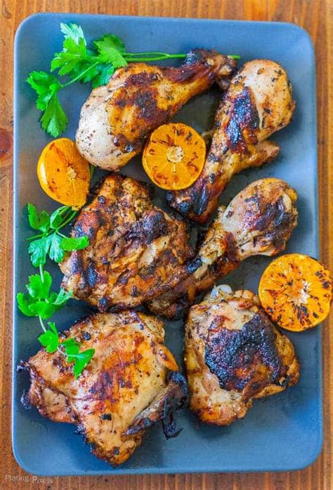 parsley-tangerine-marinated-grilled-chicken-plating image