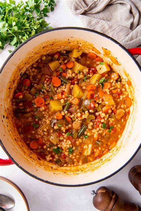 vegetable-barley-soup-recipe-kristines-kitchen image