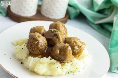 slow-cooker-meatballs-and-gravy-recipes-simple image