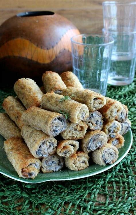 rolled-toasted-mushroom-appetizer-vegan-in-the image