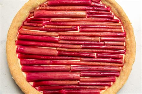 french-rhubarb-tart-with-crme-ptissire-pastry image