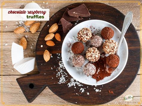 chocolate-raspberry-truffles-easy-candy image