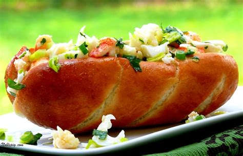 lobster-rolls-with-lemon-vinaigrette-and-garlic-butter image