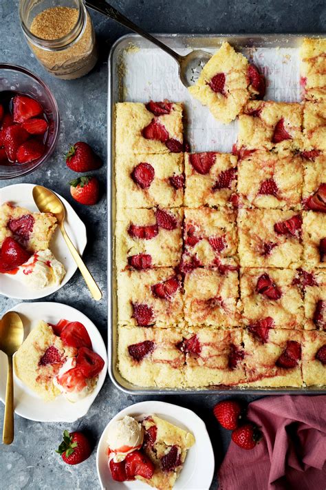 roasted-strawberry-sheet-cake-the-candid-appetite image