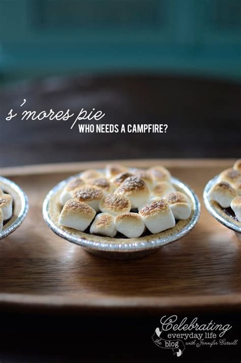 easy-mini-smores-pie-recipe-celebrating-everyday-life image