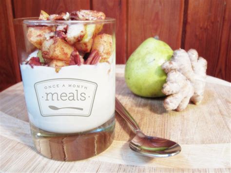 ginger-yogurt-parfaits-with-cinnamon-pears-real image