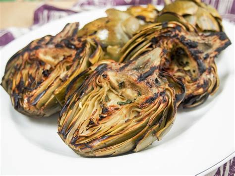grilled-artichokes-carolines-cooking image