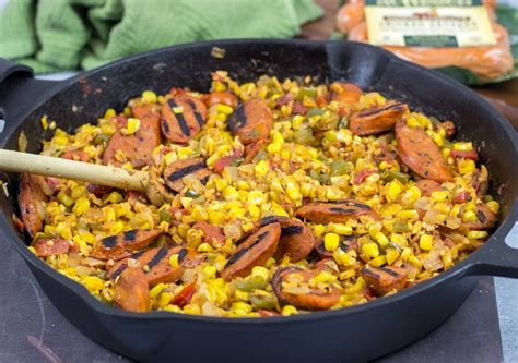 corn-maque-choux-with-smoked-andouille-chicken image