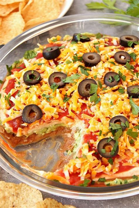 mexican-5-layer-dip-crunchy-creamy-sweet image