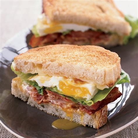 blt-fried-egg-and-cheese-sandwich-recipe-food-wine image
