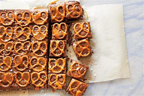 caramel-pretzel-brownies-canadian-living image