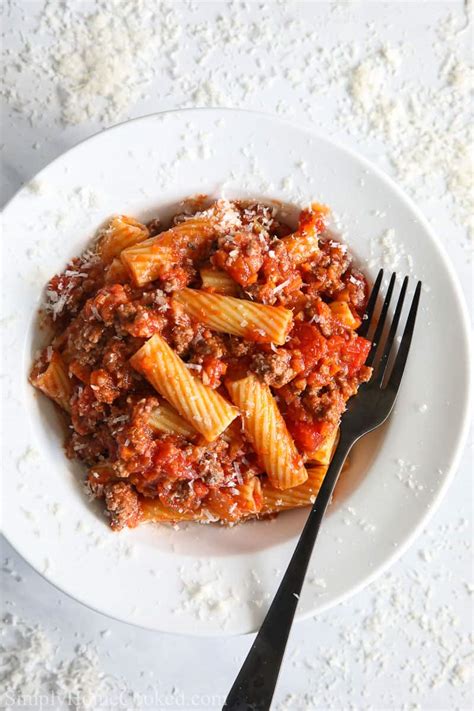 rigatoni-bolognese-recipe-simply-home-cooked image