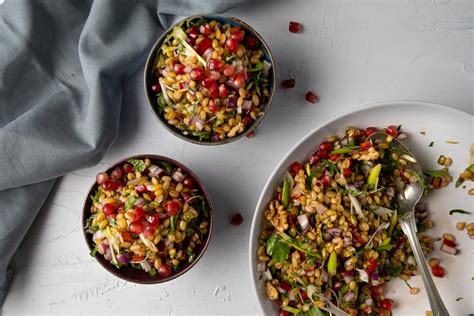 red-wheat-berry-salad-with-herbs-mediterranean-style image