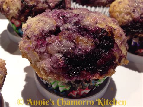 berry-licious-blueberry-muffins-annies-chamorro image