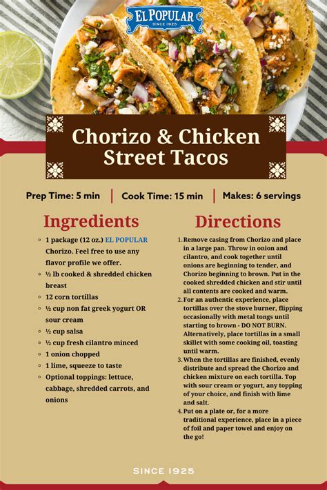 chorizo-chicken-street-tacos-el-popular image