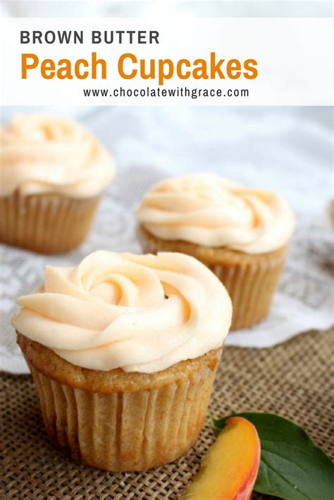 brown-butter-peach-cupcakes-chocolate-with-grace image