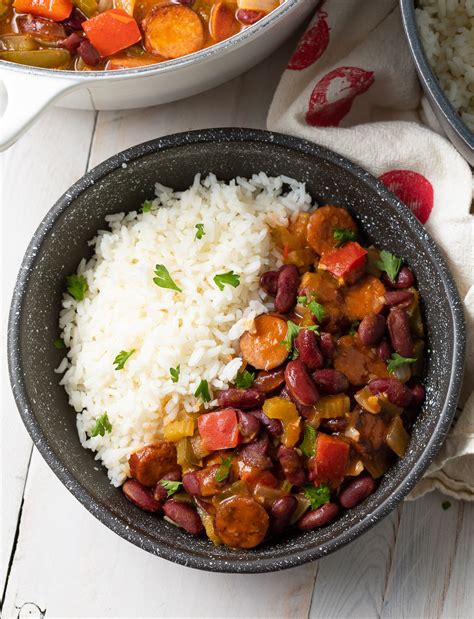 the-best-easy-red-beans-and-rice-recipe-a-spicy image