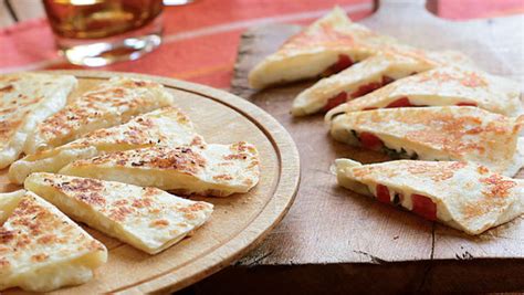 mozzarella-tomato-basil-quesadillas-with-parmesan image