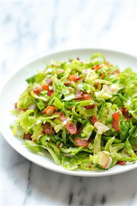 brussels-sprouts-bacon-salad-damn-delicious image