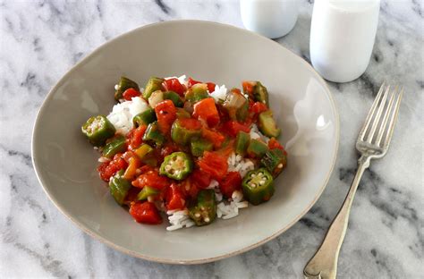 southern-style-okra-with-tomatoes-recipe-the-spruce image