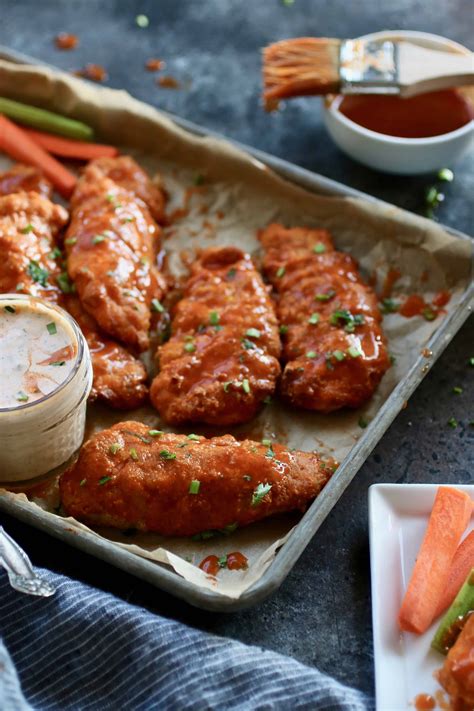buffalo-chicken-strips-with-buffalo-ranch-the-real image