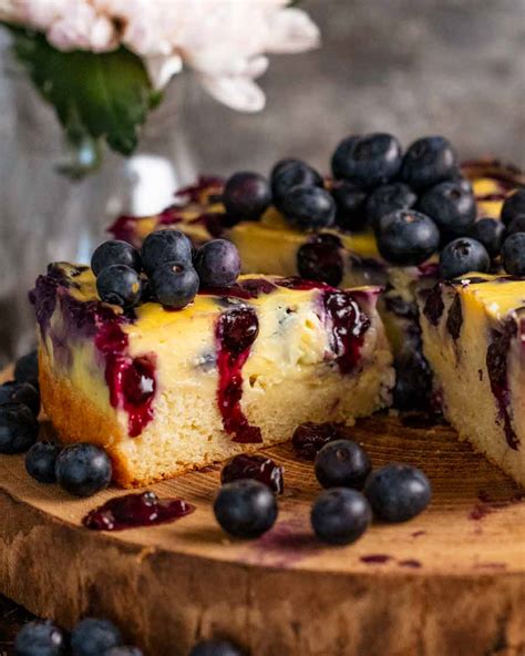 custard-cake-with-blueberries image