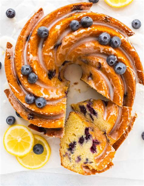 lemon-blueberry-bundt-cake-well-plated image